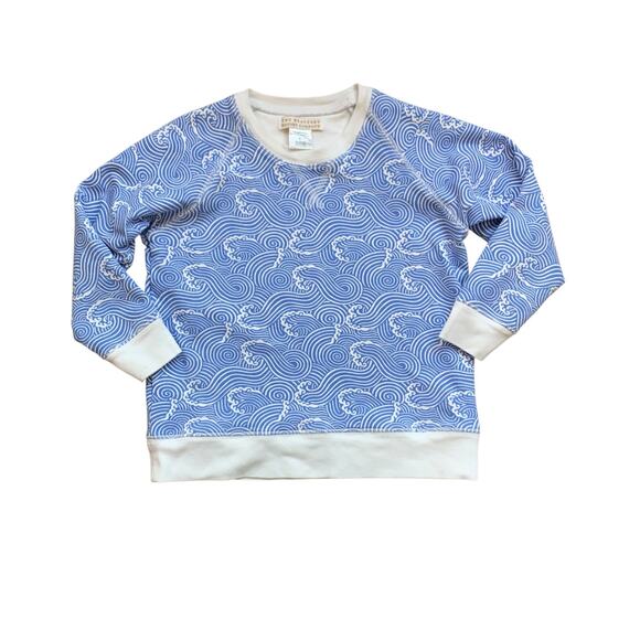 TBBC Crewneck Cassidy Sweatshirt in Ocean Waves - Picture 2 of 7